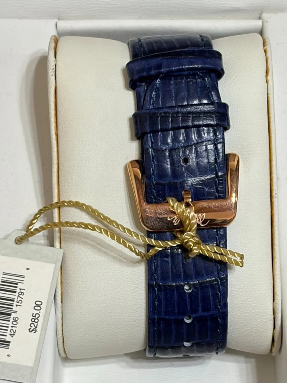Bruno Magli Women's Navy and Rose Gold Watch